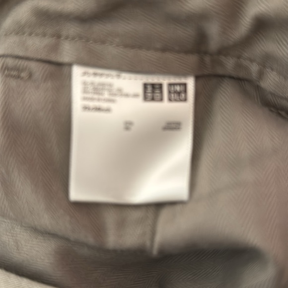 Tan Chino Pants with Straight Leg Design - Picture 2 of 2